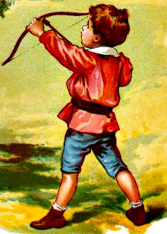 little-boy-with-bow-and-arrow