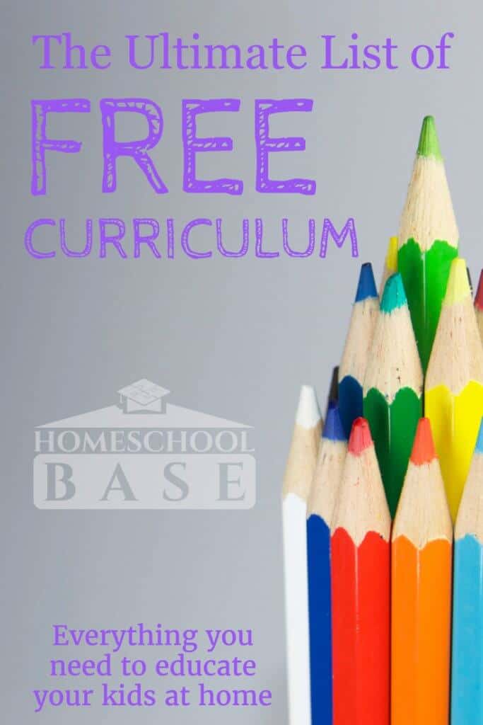 Free Homeschool Curriculum - The Ultimate Resource List