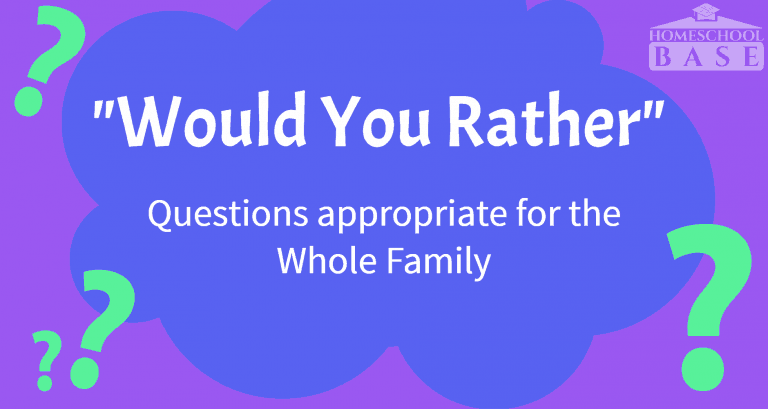 Would You Rather Questions for Kids and Family