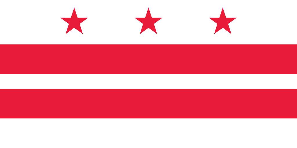 Dist. Columbia State Flag