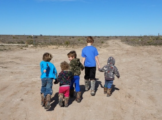 Family Walking Together