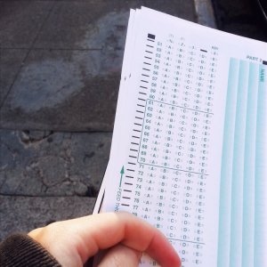 standardized test slips