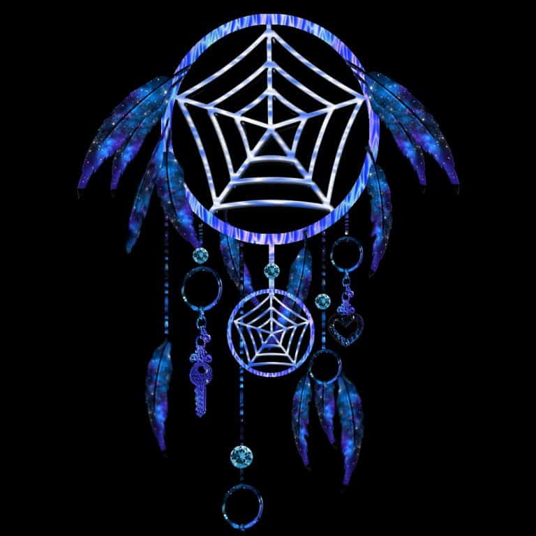 Dream Catchers are a Native American tradition. They are said to catch bad dreams before they can reach you.