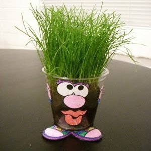 Our Mr. Potato Head Grass Man - Natural Science Lessons