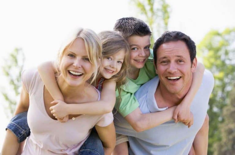 Another happy stock image family for learning styles
