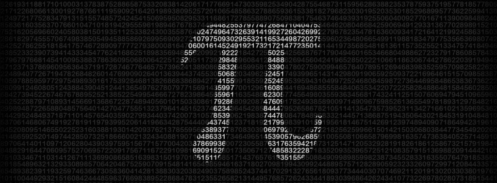 math pi image with numbers