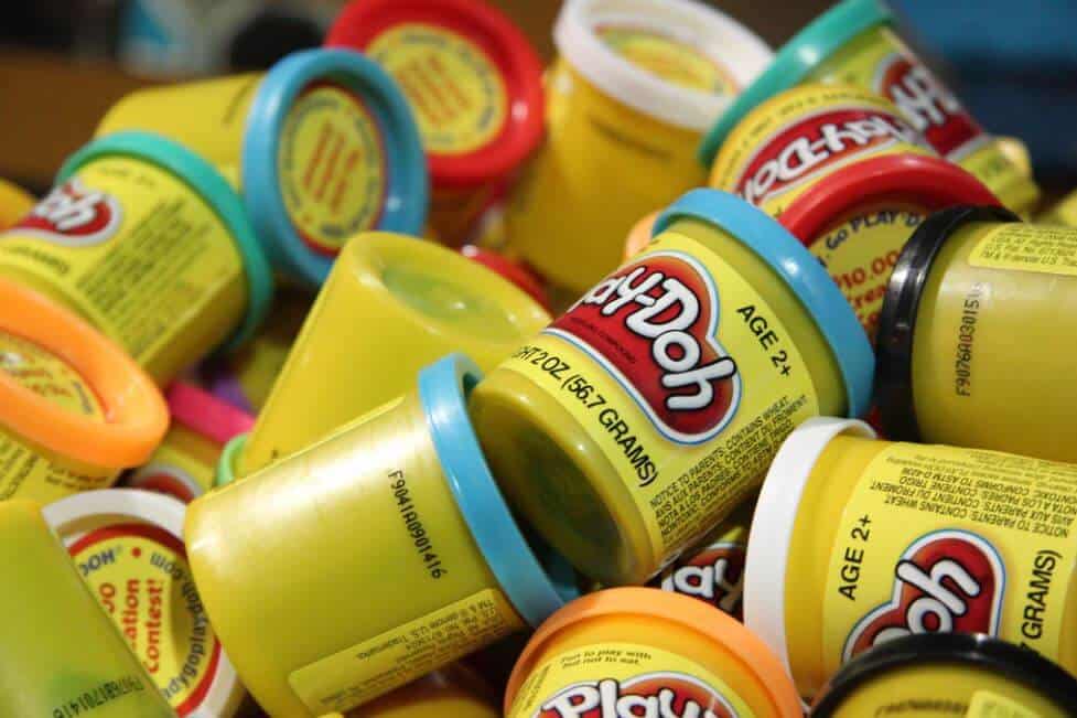 Play-Doh containers