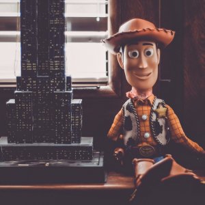 Woody the cowboy from Toy Story