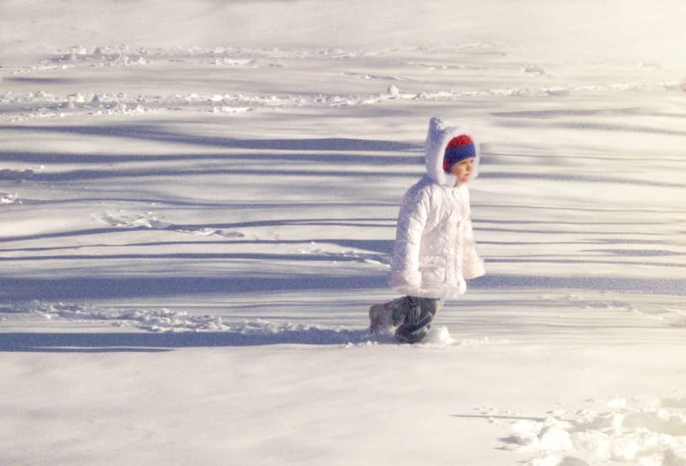 A Child in the Snow