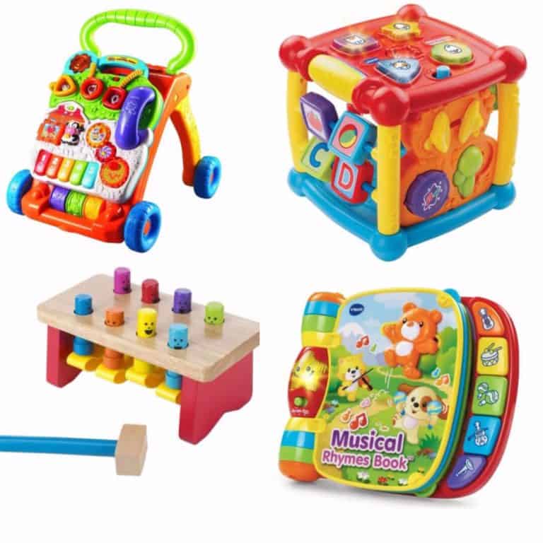 4 Different sensory toys