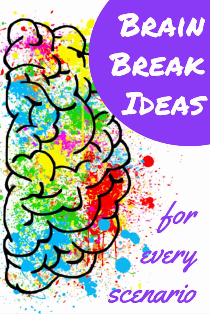 Share this list of brain break activities 