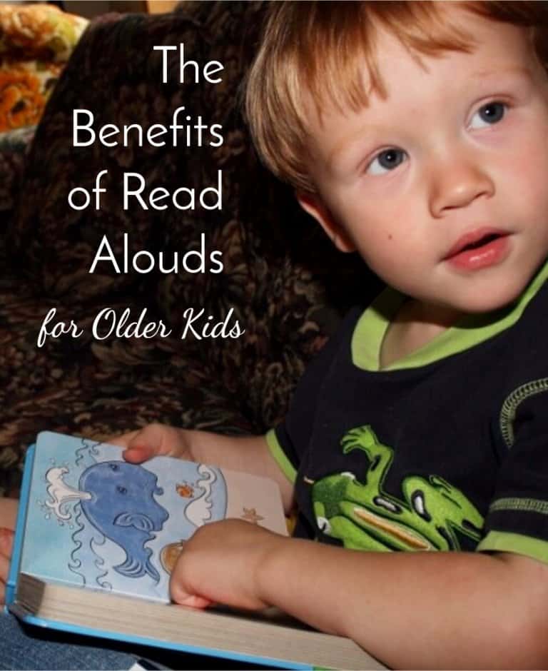 Reading aloud to your kids has many benefits!