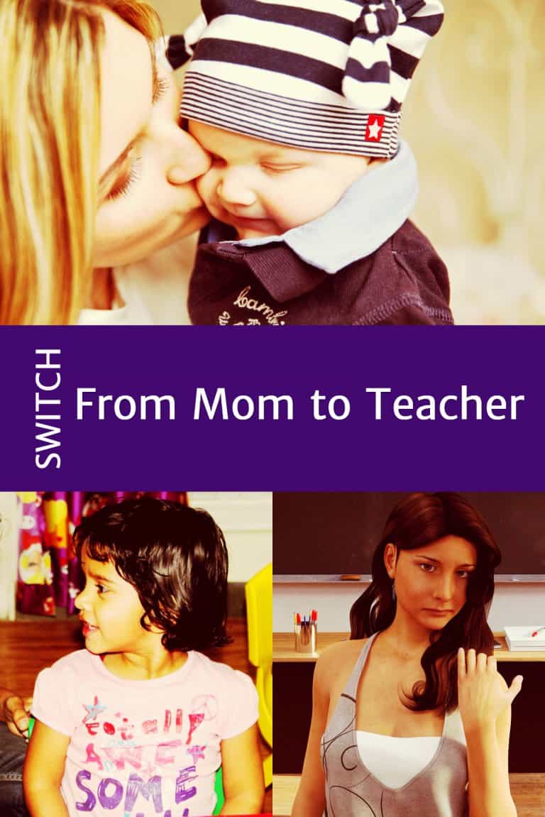 Switching between two roles: parent and teacher
